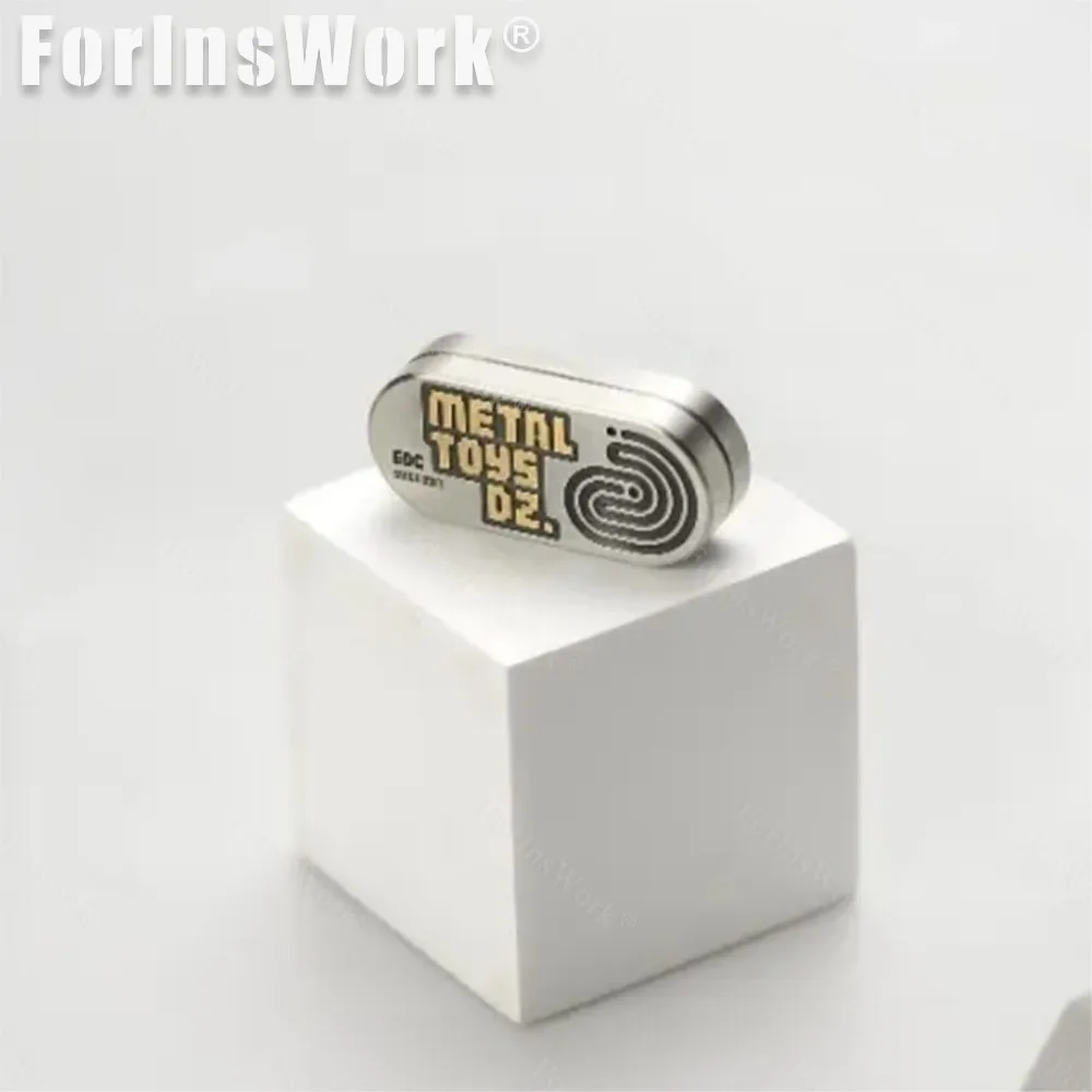 DZ TOPB SNAKE SHANGHI EDC Show Stainless Steel Pendant Push Slider Strees Relief Adult