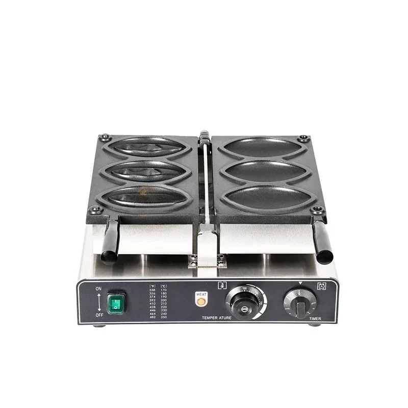 Electric three-grid female waffle stove, three-piece abalone burner, five-piece abalone burner