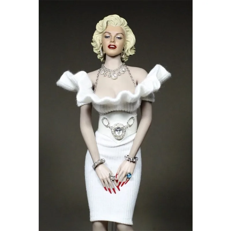 1/6 مقياس أنثى النرجس تنورة دعوى نموذج البتلة القمم تنورة قصيرة حجر الراين حزام ل 12 ''الجندي لعبة أرقام اكسسوارات DIY بها بنفسك #5