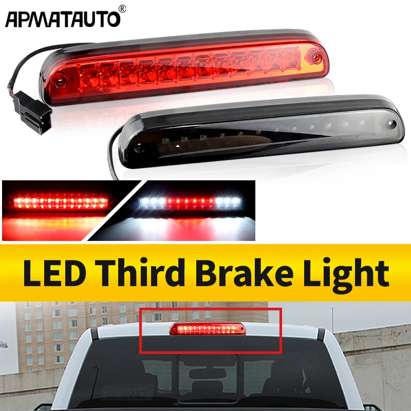 

3rd High Brake Light CC3Z13A613B FOR 1999-2016 Ford F250 F350 F450 F550 SD RANGER THIRD 3RD TAIL BRAKE LIGHT LAMP BLACK