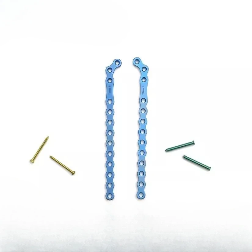 

Pure Titanium L-Shaped Locking Bone Plate Pressure Shaping Reconstruction Point Contact, Pet, Distal Femoral Fracture