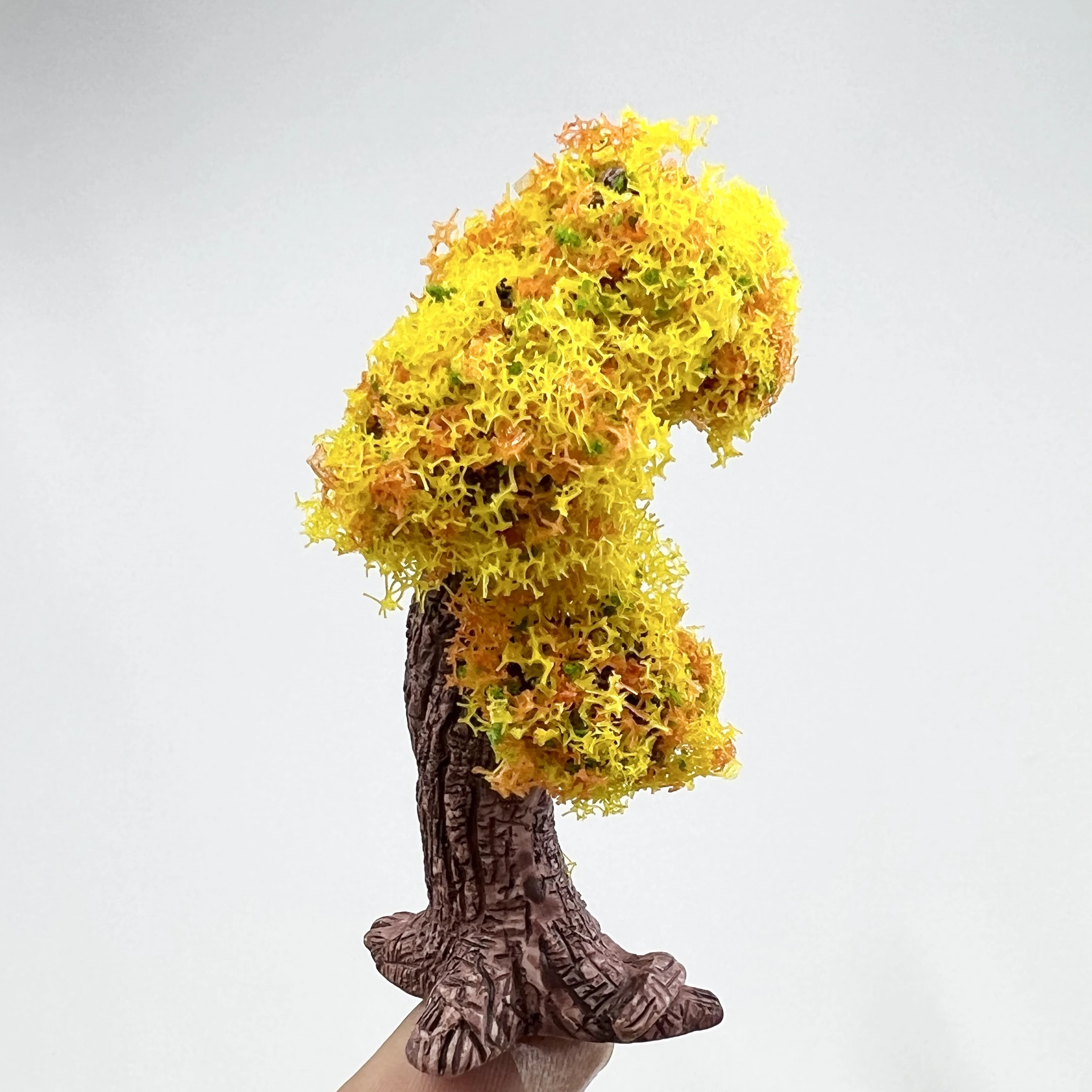 Simulation Harz Baum Szene Modell Baum DIY Landschaft Materialien Gebäude Sand Tisch Garten Layout Diorama Kits 3 Teile/los – Detail 9