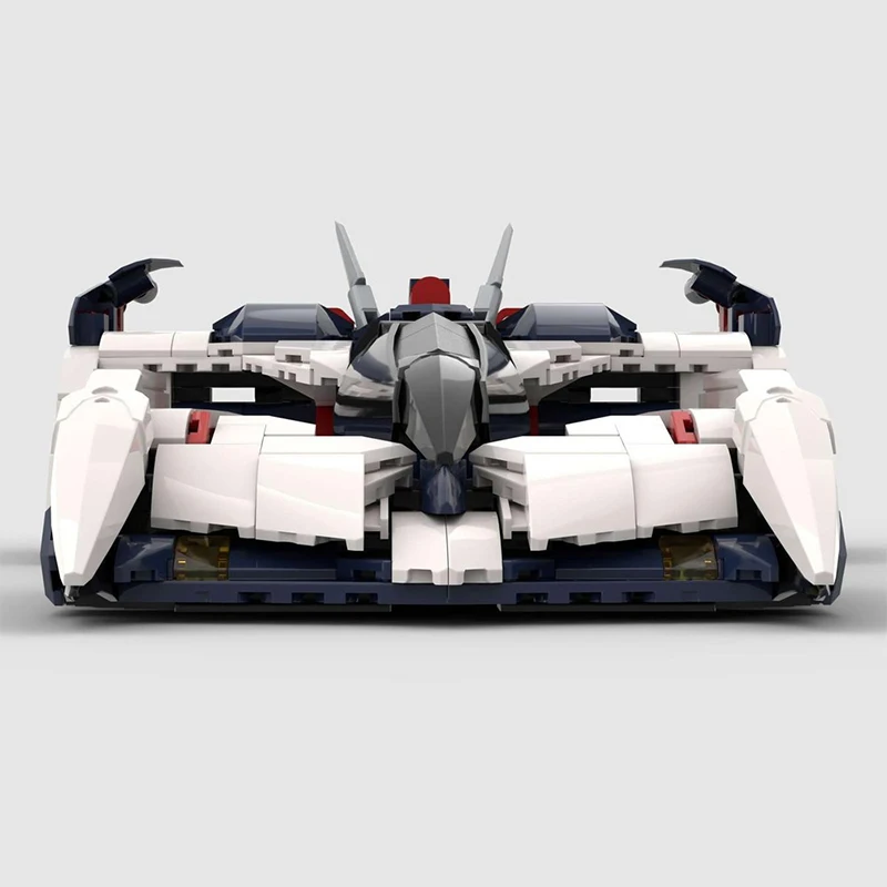 831PCS MOC Cyber Formula 002 Modular Futuristic Racing Car Model DIY Building Blocks Assembly toy for Kids Birthday Gift