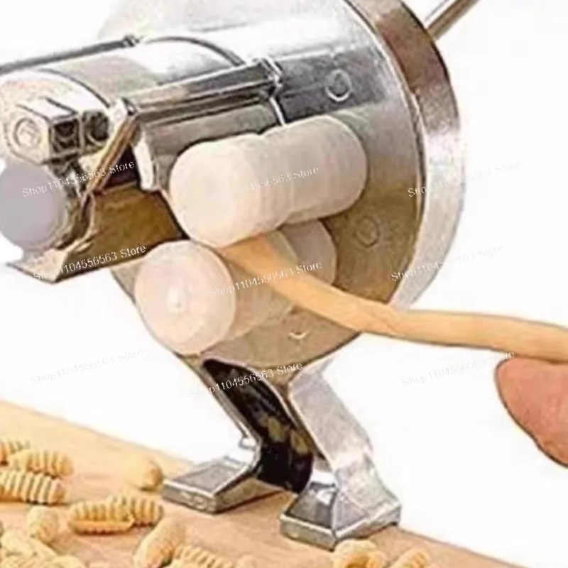 Rullo per impasto per gnocchi e pressa per macaroni italiani |   Macchina per noodle manuale per cucina autentica fatta in casa