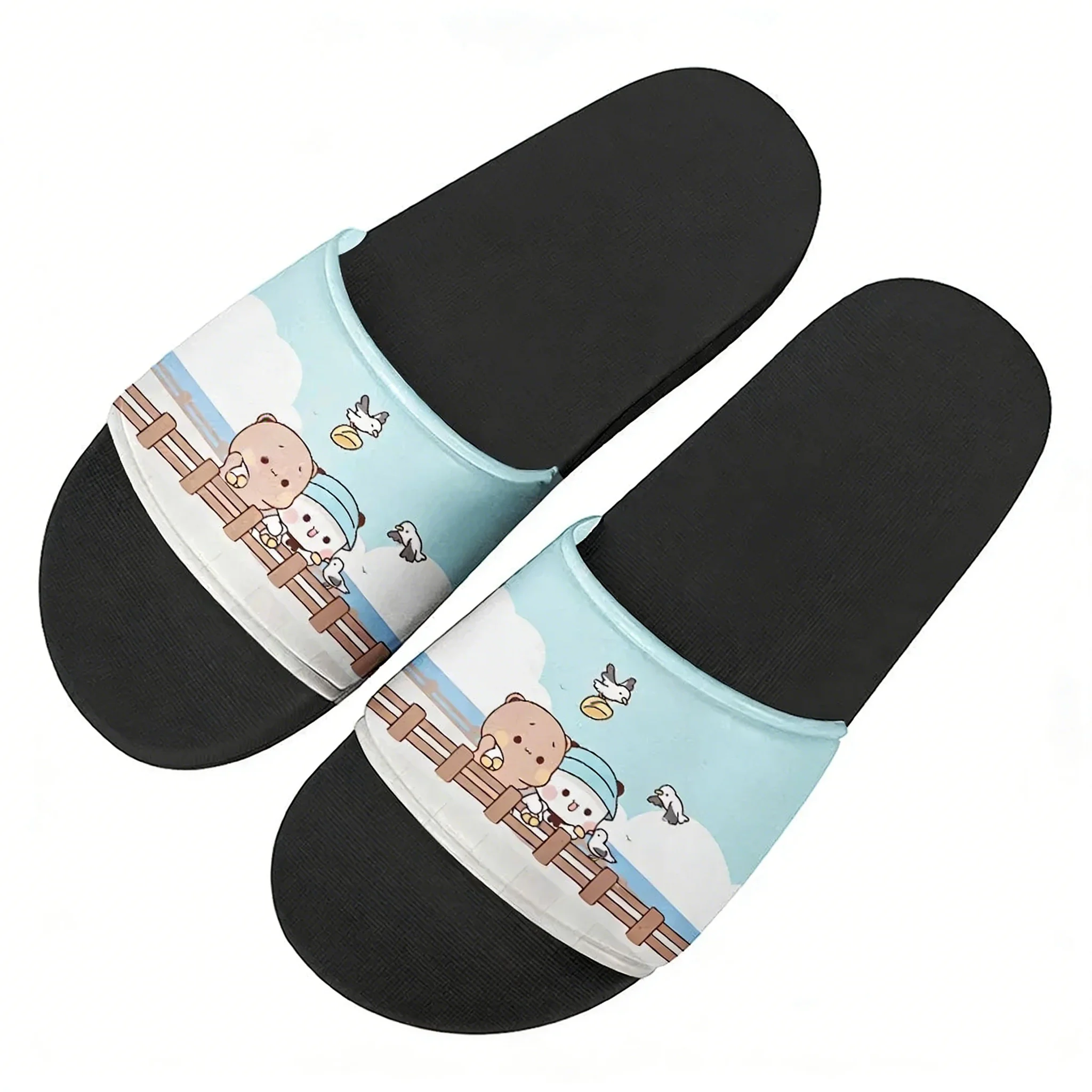 

Cartoon Animation Bubu Dudu Slippers Home Outdoor Casual Water Shoes Men Women Teenager Beach Pool Sandals Summer Slipper