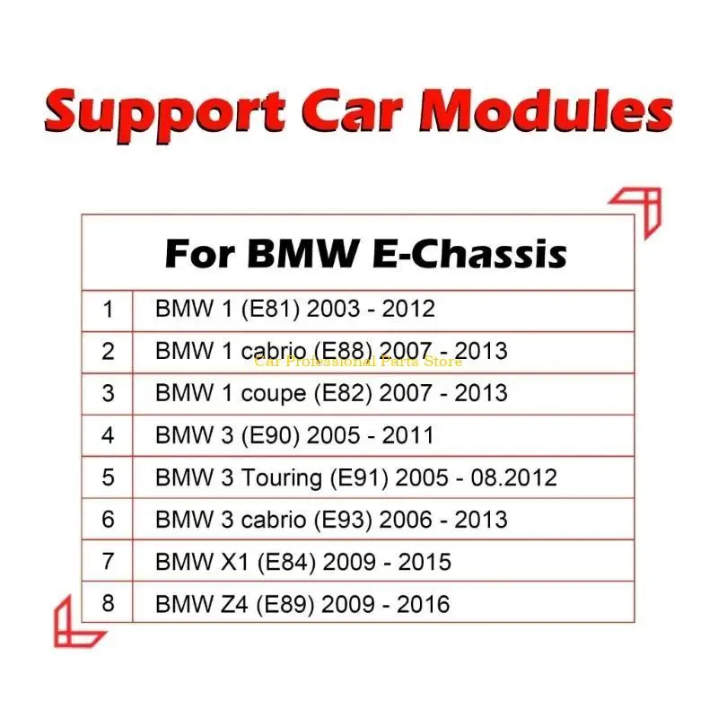 

R53D Car Steering Motor Tester for X1 E81 E82 E84 E88 E89 E91 E93 Diagnostic Tool