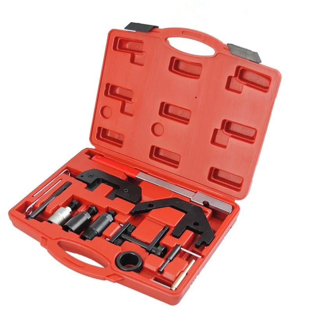 13Pcs Engine Timing Tool Kit For Bmw M41 M51 M47 M57 TU T2 E34 to E93 For Land Rover Diesel Engines Professinal Master Kit