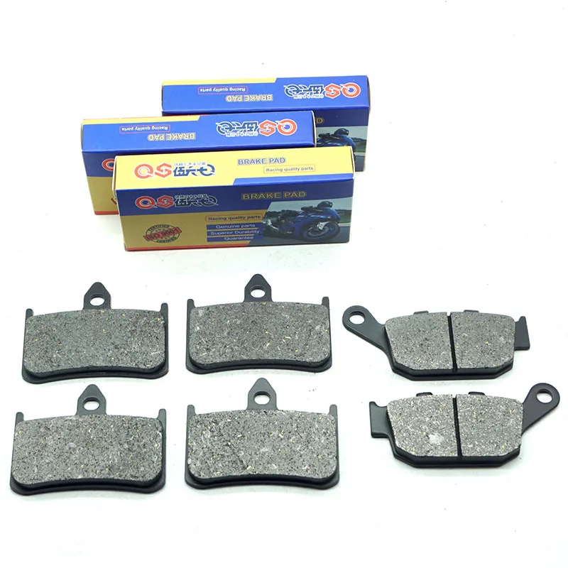 Motorcycle Front Rear Brake Pads for HONDA NSR250R (MC16) 1986 (MC18) 1988 1989 (MC21) 1990 1992 1993 SP RS250R 1991 CB400FIII