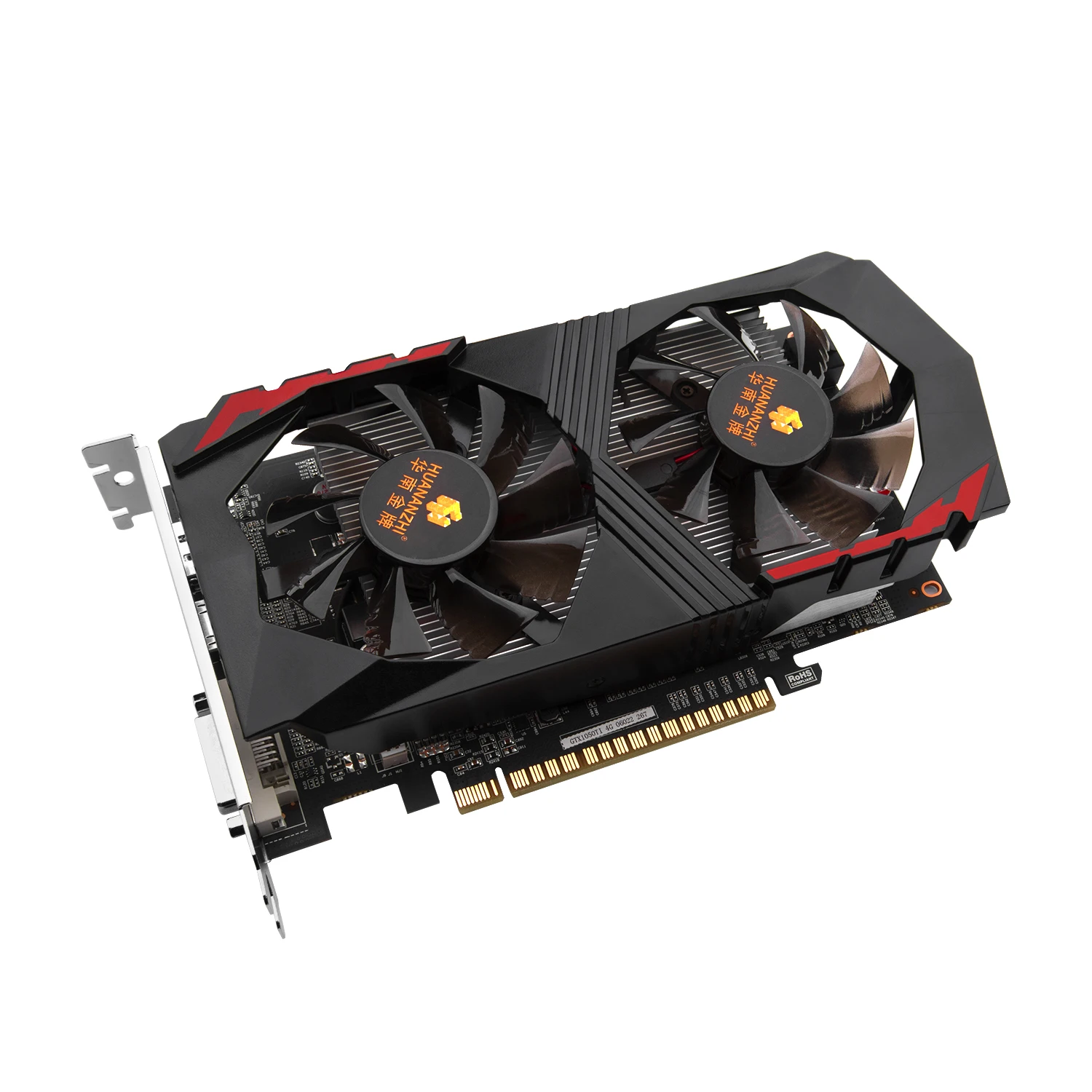 HUANANZHI GTX 1050TI 4G Graphics Cards 128Bit GDDR5 HDMI-Compatible DP DVI GPU Video Card