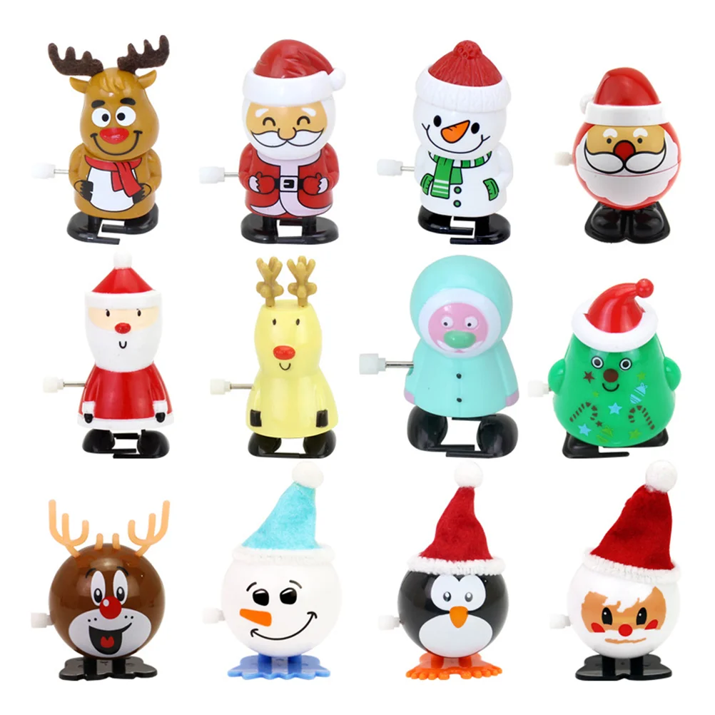 

Christmas Wind-up Toy Toys Operational Ability Plastic for Santa Claus Controlled by