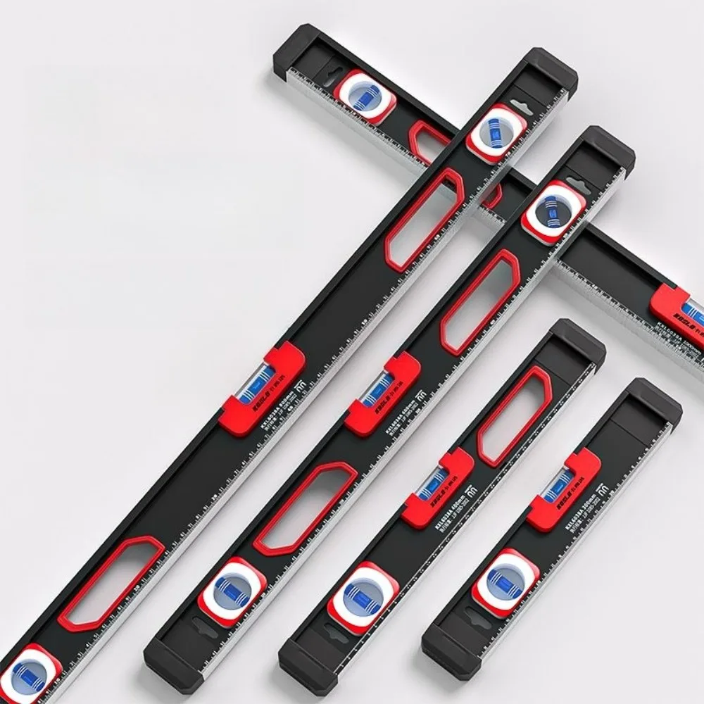 High Precision Level Ruler Horizontal Bubble 30/40/50/60/80/120cm Portable Magnetic Level Measuring Instruments Thicken