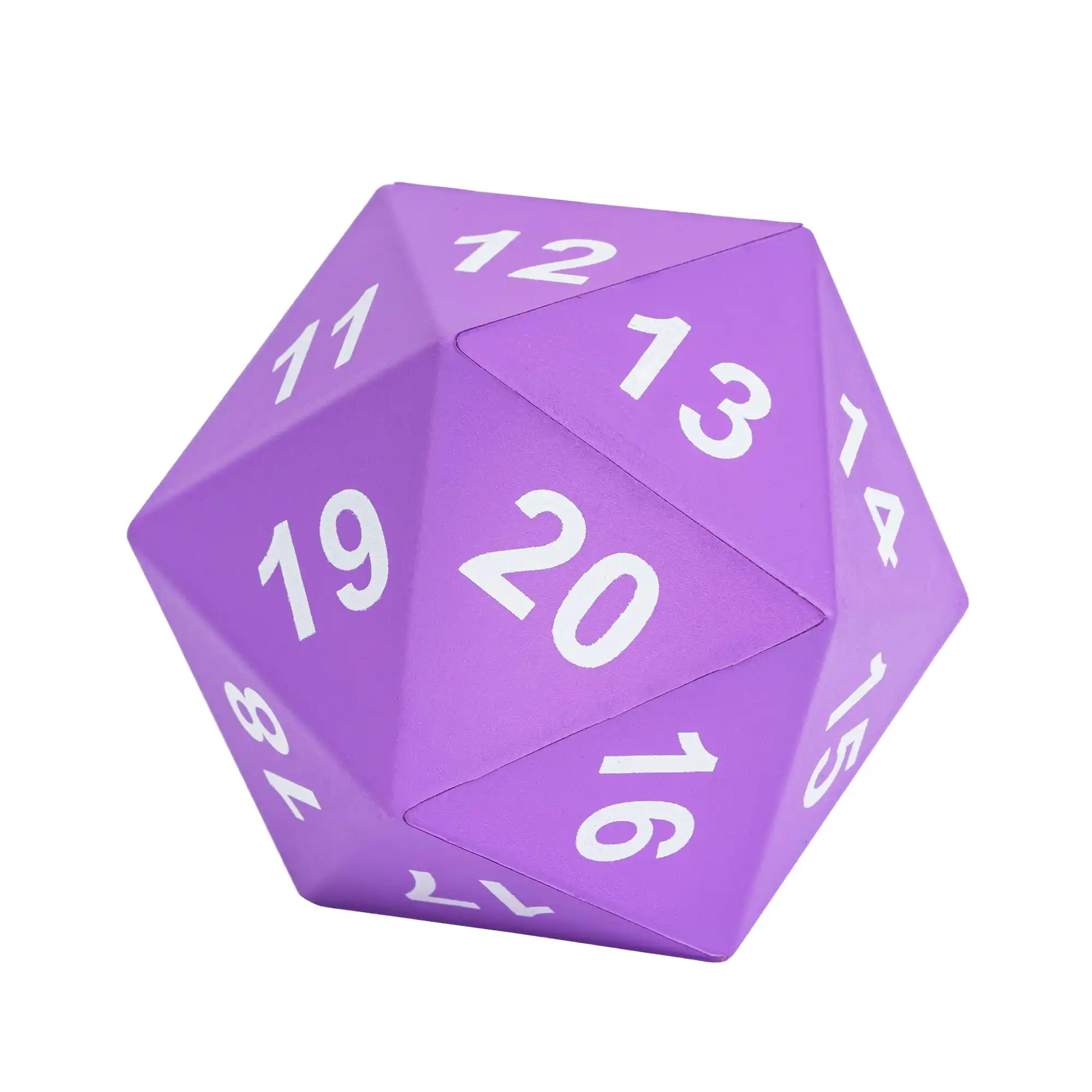 80MM Giant D20 Dice Foam Decompression 20 Sided Dice Elastic D20 Polyhedral Dice for Bar Pub Club Party Relax Role Playing Games