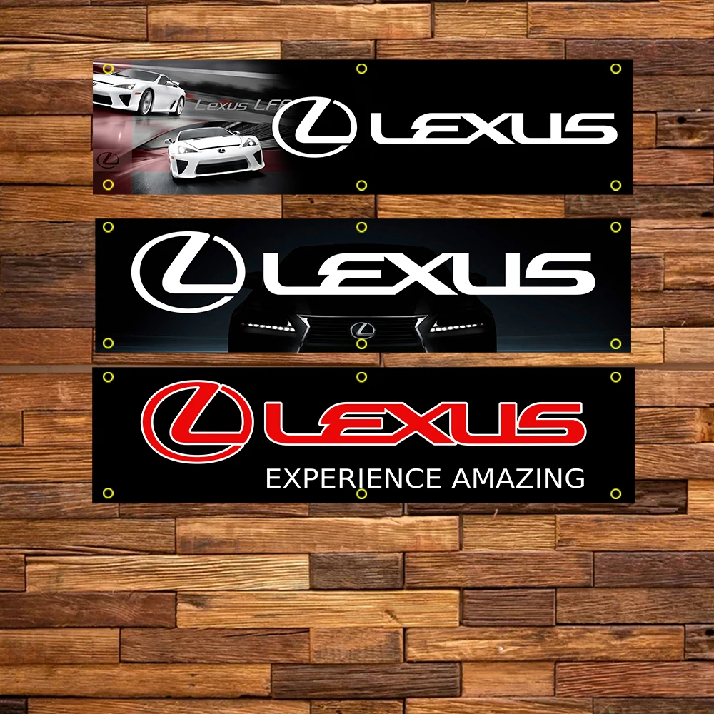 WinBanner 2x8 Fts Lexus Flag Polyester Printed banner Interior decoration Race car Tapestry printed Flag