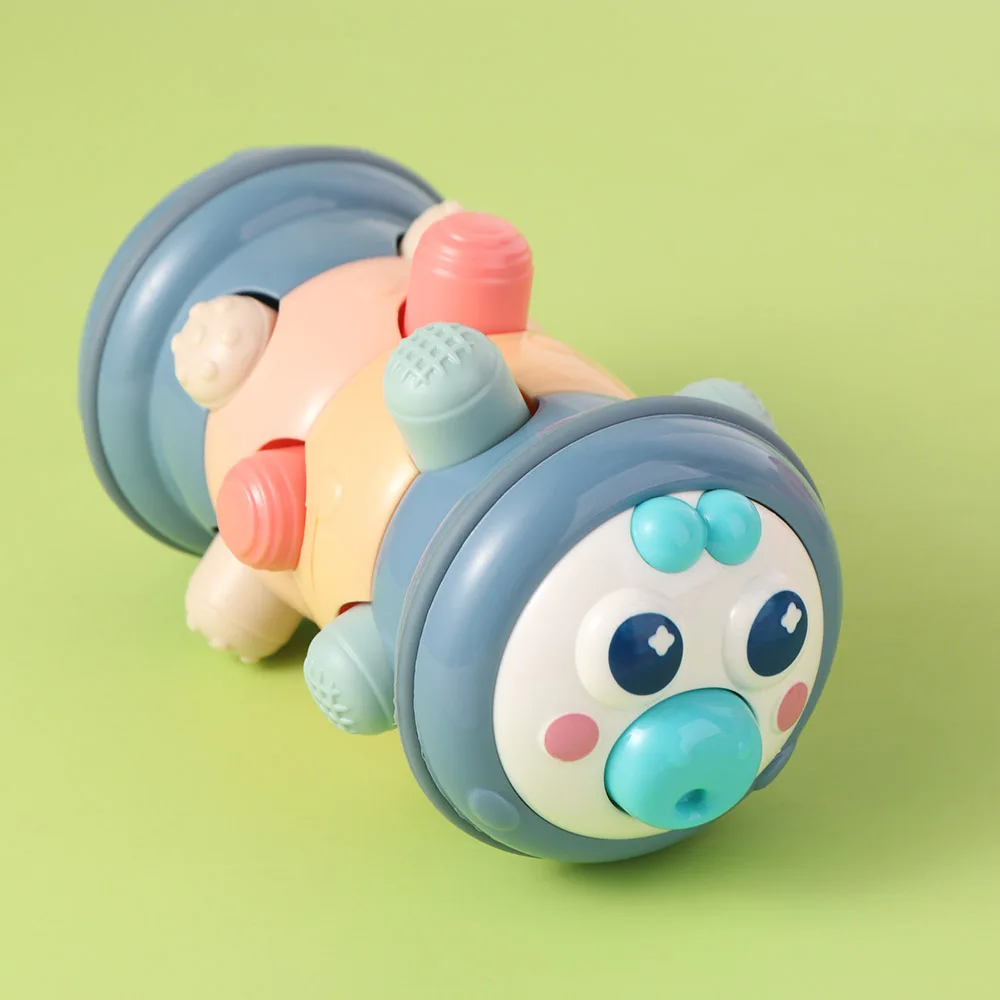 Barriga tempo brinquedos rolo do bebê brinquedos sensorial interativo quebra-cabeça movendo atividade brinquedo dos desenhos animados aprendendo a escalar