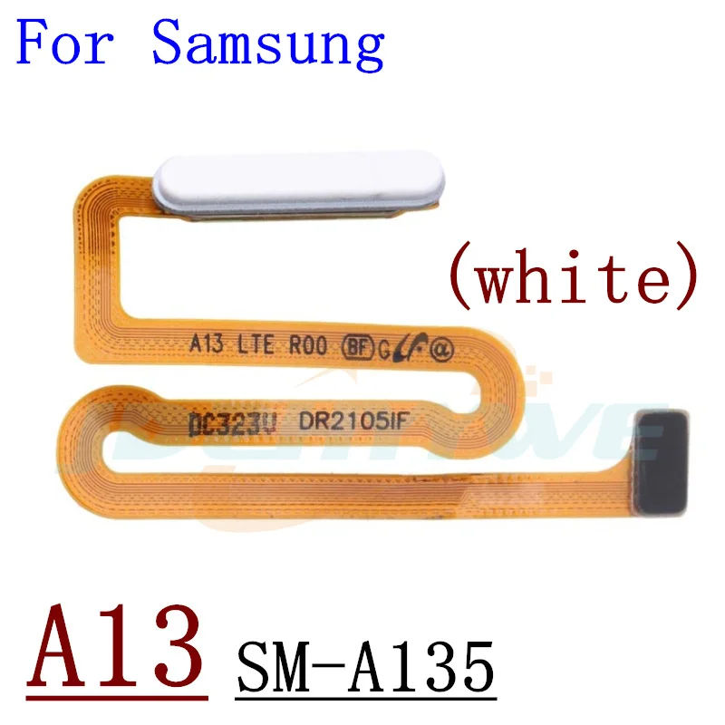 Fingerprint Sensor Scanner For Samsung Galaxy A03s A13 A135 A136 A137 Touch ID Connect Home Button Flex Cable Parts