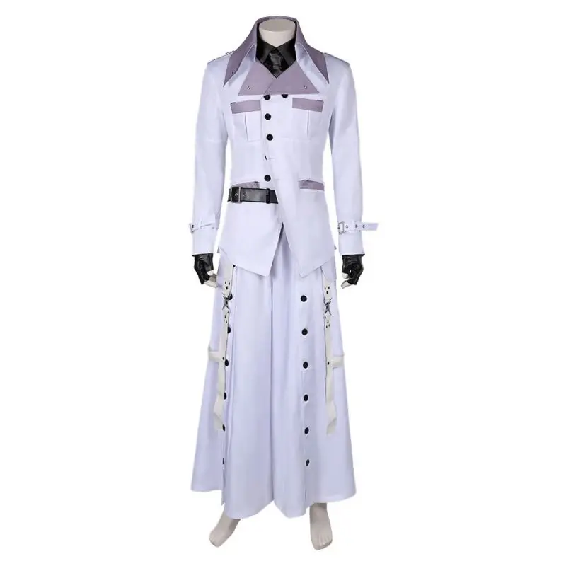 FF7 Rufus Shinra Cosplay Costumes Final Fantasy Rufus's Uniform Set For Cosplayers At Anime And Gaming Exhibitions