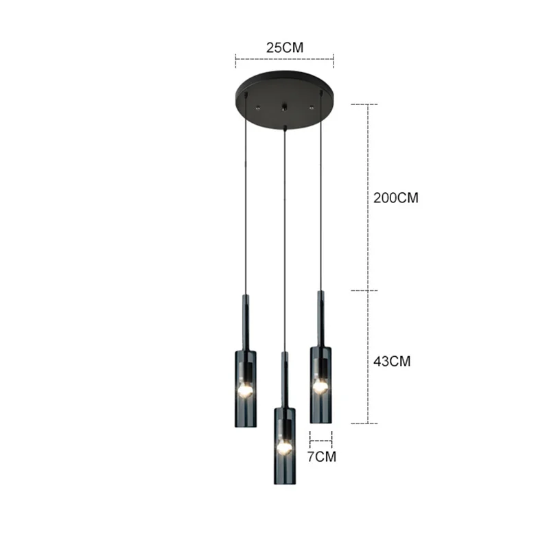 Imagem -06 - Luz Pingente de Vidro Moderno Luminária Led Iluminação Criativa Lustres do Quarto Sala de Estar Pendurado Design Minimalista 2024