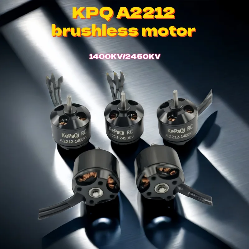 KPQ A2212 1400KV/2450KV brushless motor for model airplane, quadcopter drone, high-speed motor