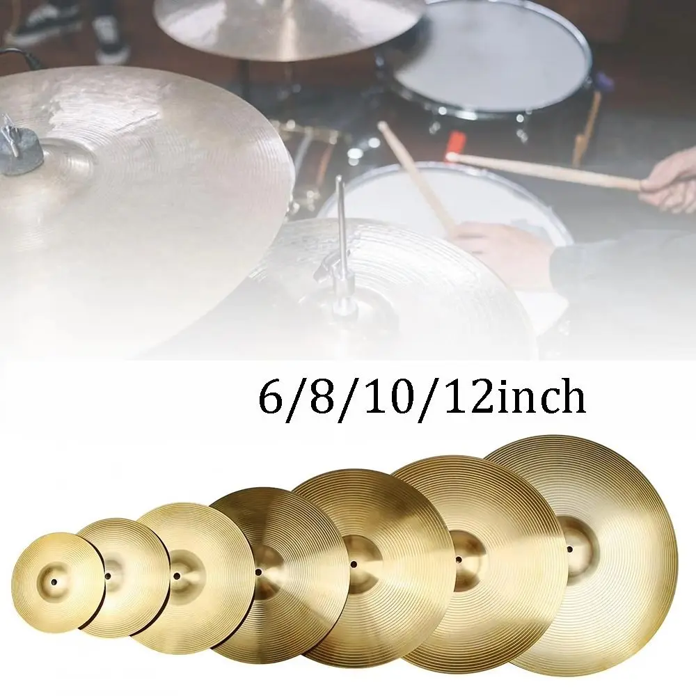 Drum Brass Cymbals Percussion Splash Crash Hi-Hat Cymbal Jazz Drum Musical Instrument Accessories