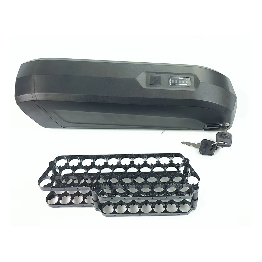 

Side Open Hailong Battery Case 40pcs 18650 Cells Ebike Down Tube Empty Batteries Boxes for 48V 36V Electric Bike