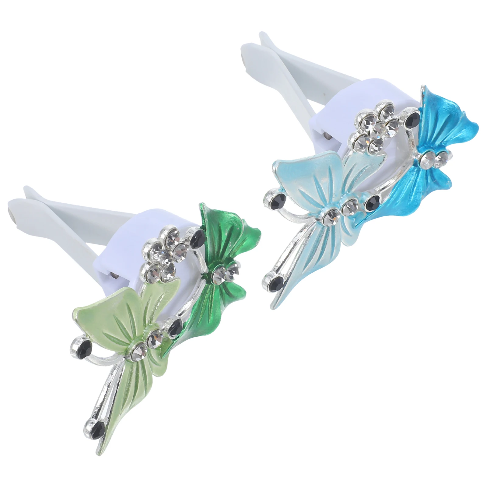 

2pcs Perfume Decoration Clip Car Air Freshener Vent Clips Long Lasting Easy Install Elegant for Women