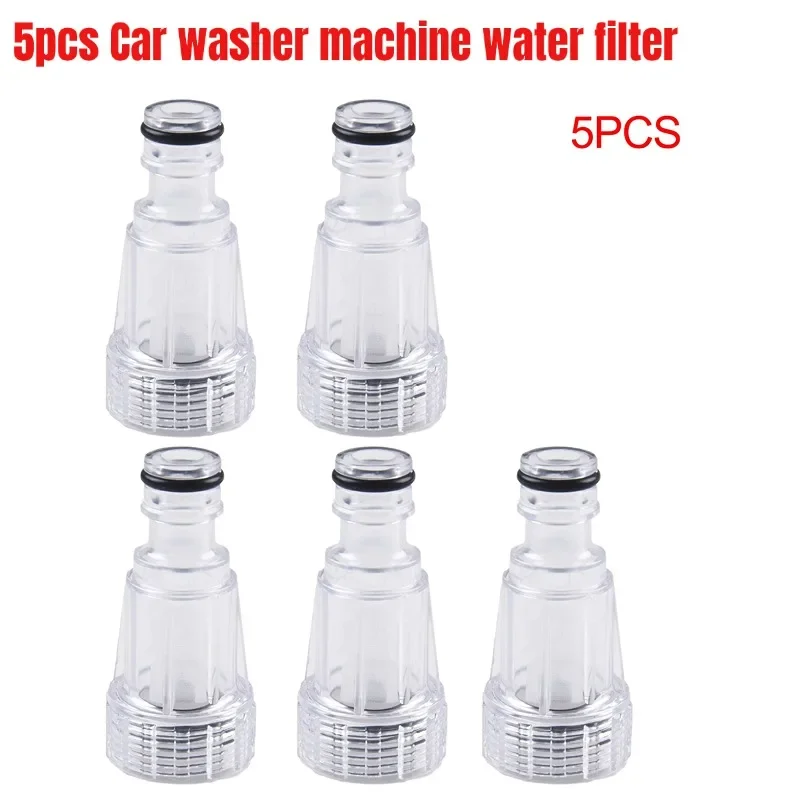 Filtre à eau pour Machine de nettoyage de voiture, connexion haute pression pour outil de jardin domestique, accessoire, 5 pièces, en Stock