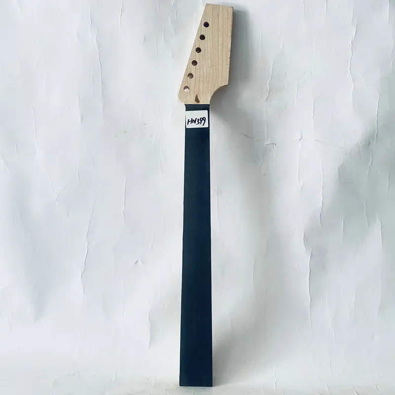 HN599 Uncut 6 String Electric Guitar Neck Natural Maple  No Frets NO Paints for DIY DIY Material