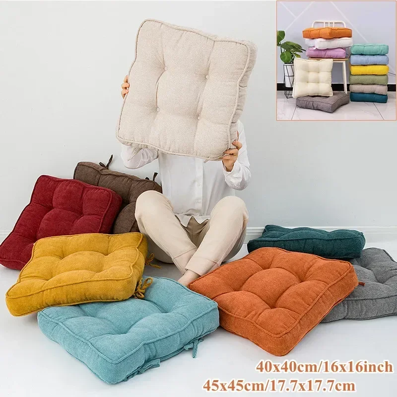 

Fashion hot sale simple and thickened snow plush Seat Office Chair Sofa chair cushion fat mat futon mat tatami floor Homecushion