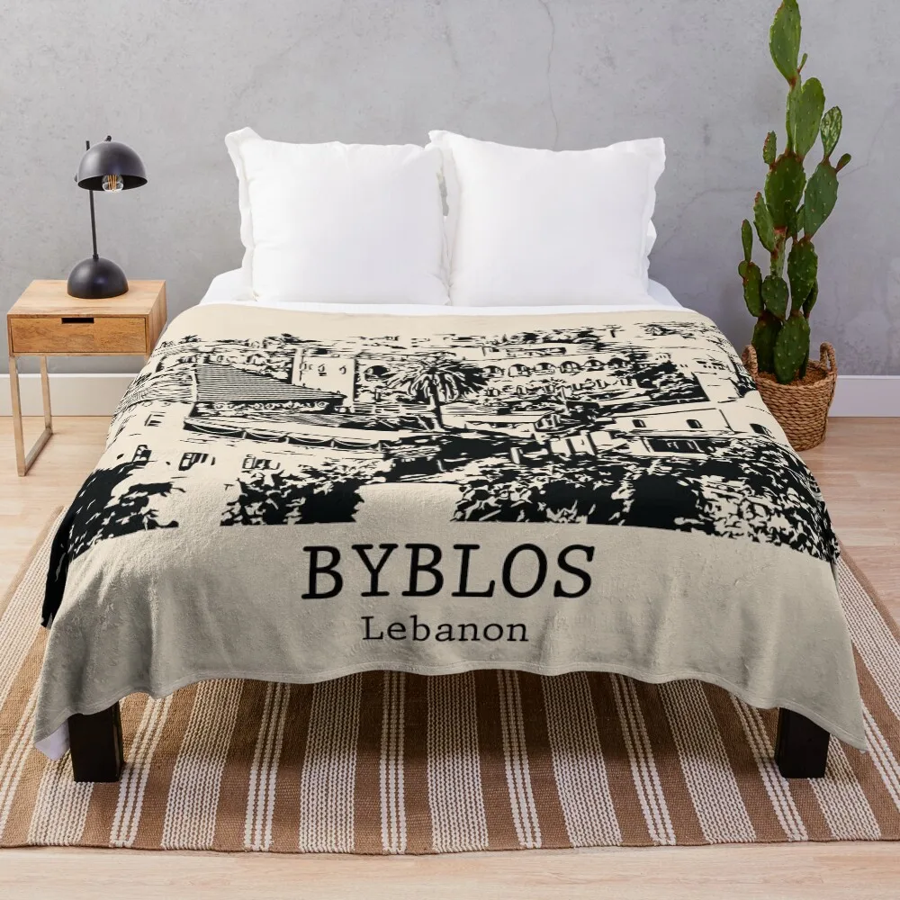 

Byblos - Lebanon Throw Blanket