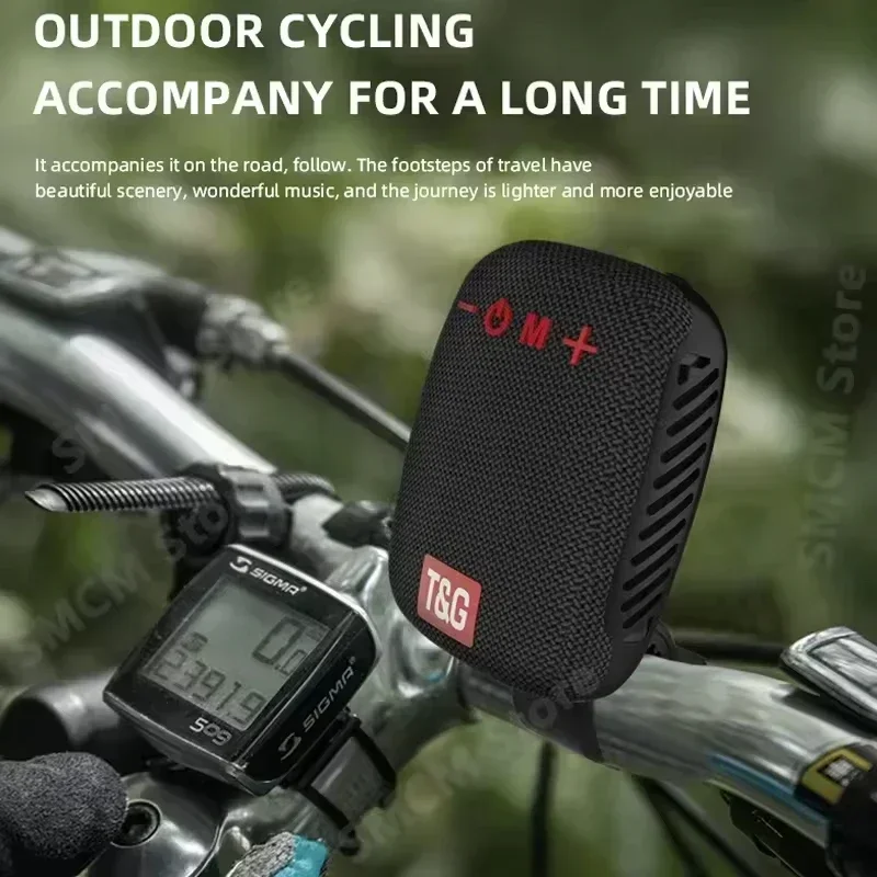 Outdoor Bicycle Bluetooth  Portable Wireless Sound Box TWS Handlebar Speaker Waterproof Subwoofer for Scooter TG392 Caixa De Som