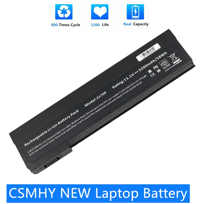 

CSMHY Новый аккумулятор для ноутбука HP EliteBook 2170p HSTNN-YB3M HSTNN-OB3L HSTNN-UB3W