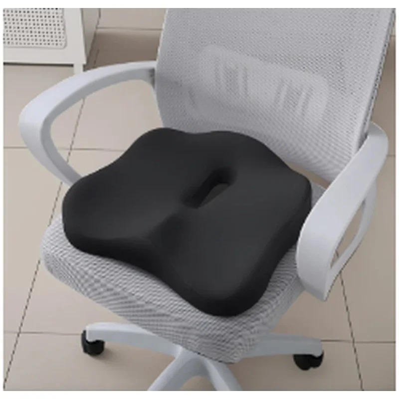 Ergonomic Memory Foam Seat Cushion, Hip Coccyx Pressure Relief Pad for Office Chair, Car Seat & Household Home