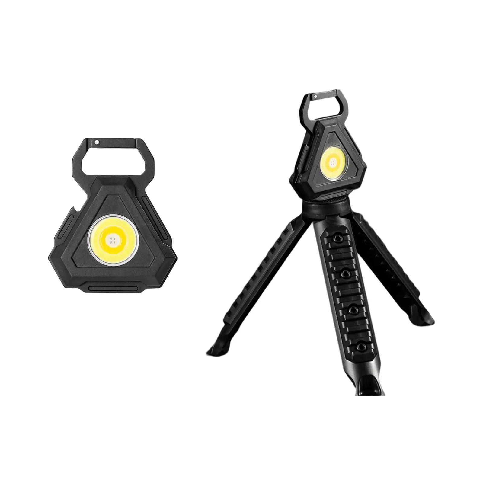 

COB Keychain Flashlight 7 Light Modes Rechargeable Lamp Walking