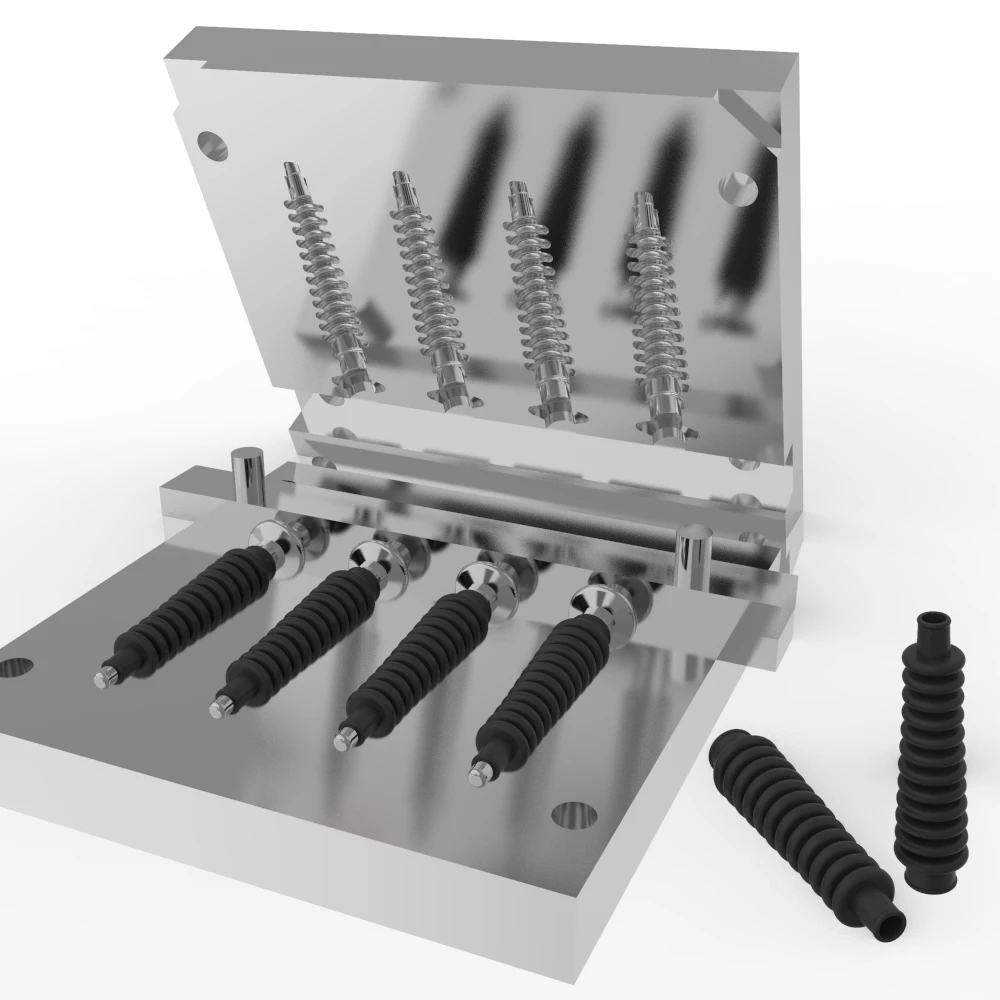 

High Precision Silicone Compression Mould Tooling Rubber Molding