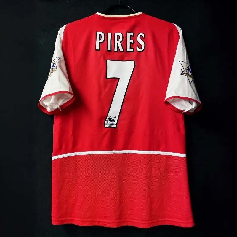 

Henry Vintage Classic Sports Adult Children's Football Suit Casual Sports T-Shirt Top 2002-04 season Arsenal home jersey