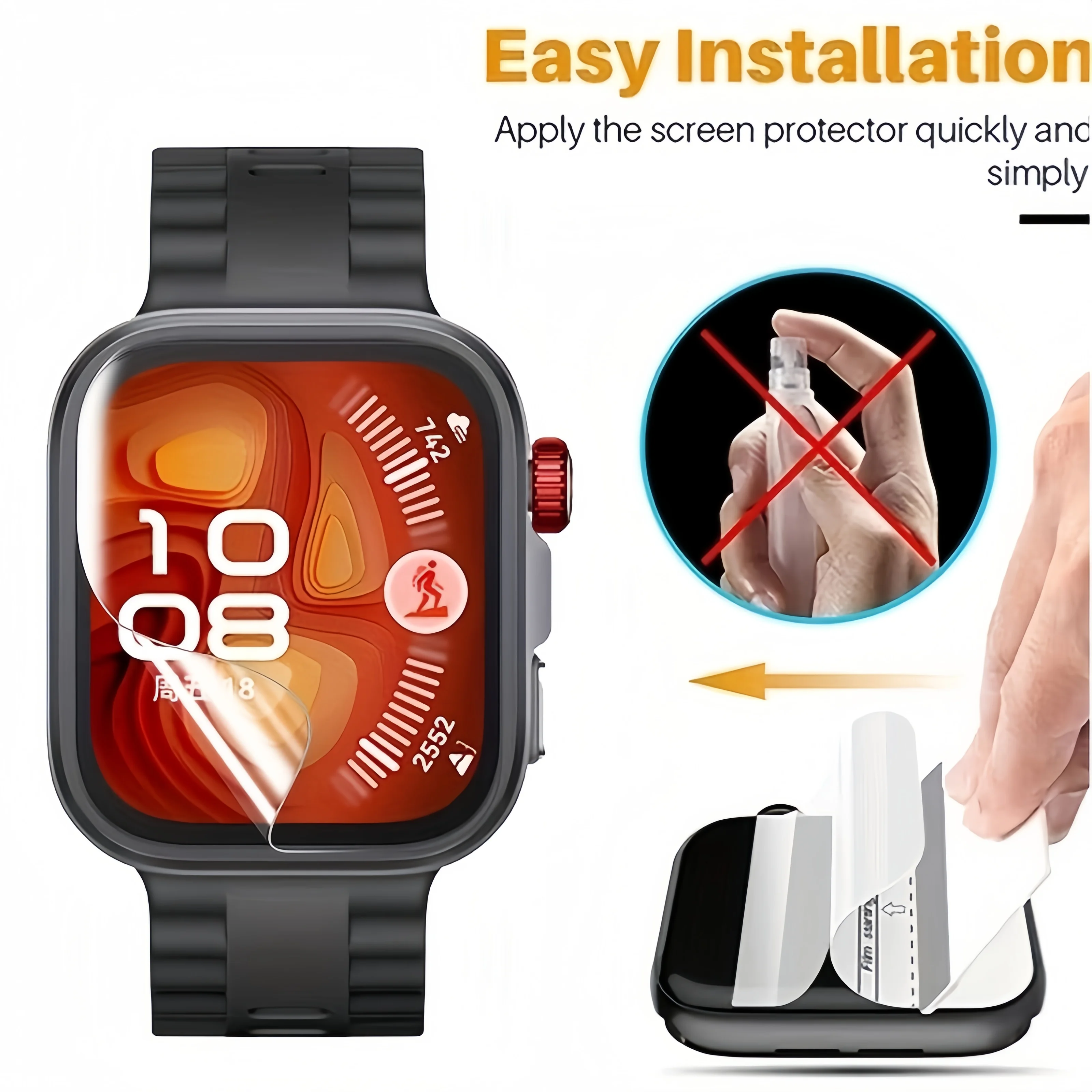 5 шт. Защитная пленка для экрана Huawei Watch Fit 4 Pro HD Прозрачная защитная пленка для Huawei Watch Fit3 Fit 4, аксессуары, а не стекло