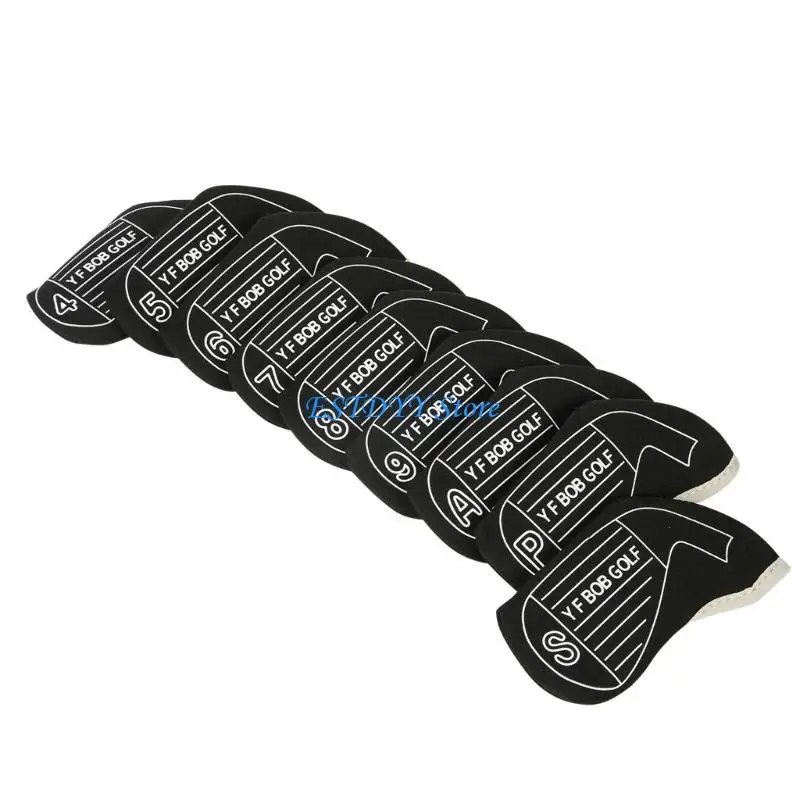 

G6DE Golfs Club Cover Iron Headcover Golfs Club Head Cover Golfs Gifts for Men Women