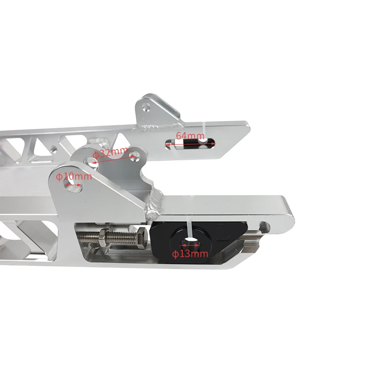 Imagem -03 - Motocicleta Elétrica Single Sided Swing Arm Garfo Plano Traseiro Modificado Venda Quente Especial 2023