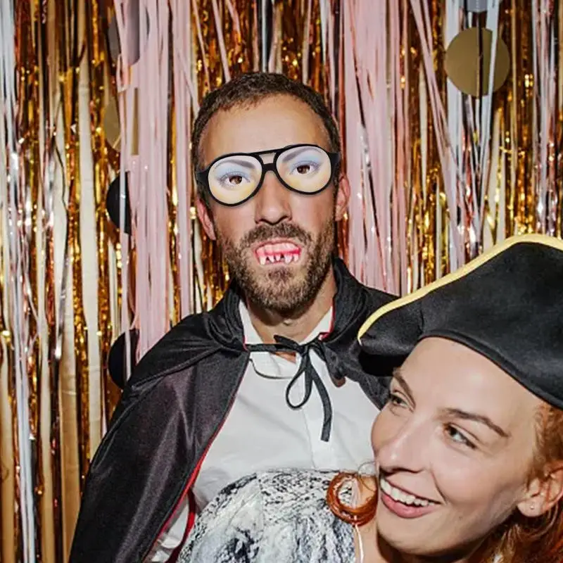 Gafas de ojos para Halloween, juguetes de broma para el Día de los inocentes