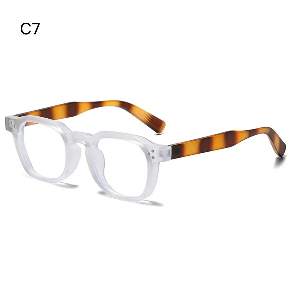 

Striped Temples Round Rivet Sunglasses UV Protection Vintage Driving Shades Retro Polygonal Frame Sun Glasses for Women & Men