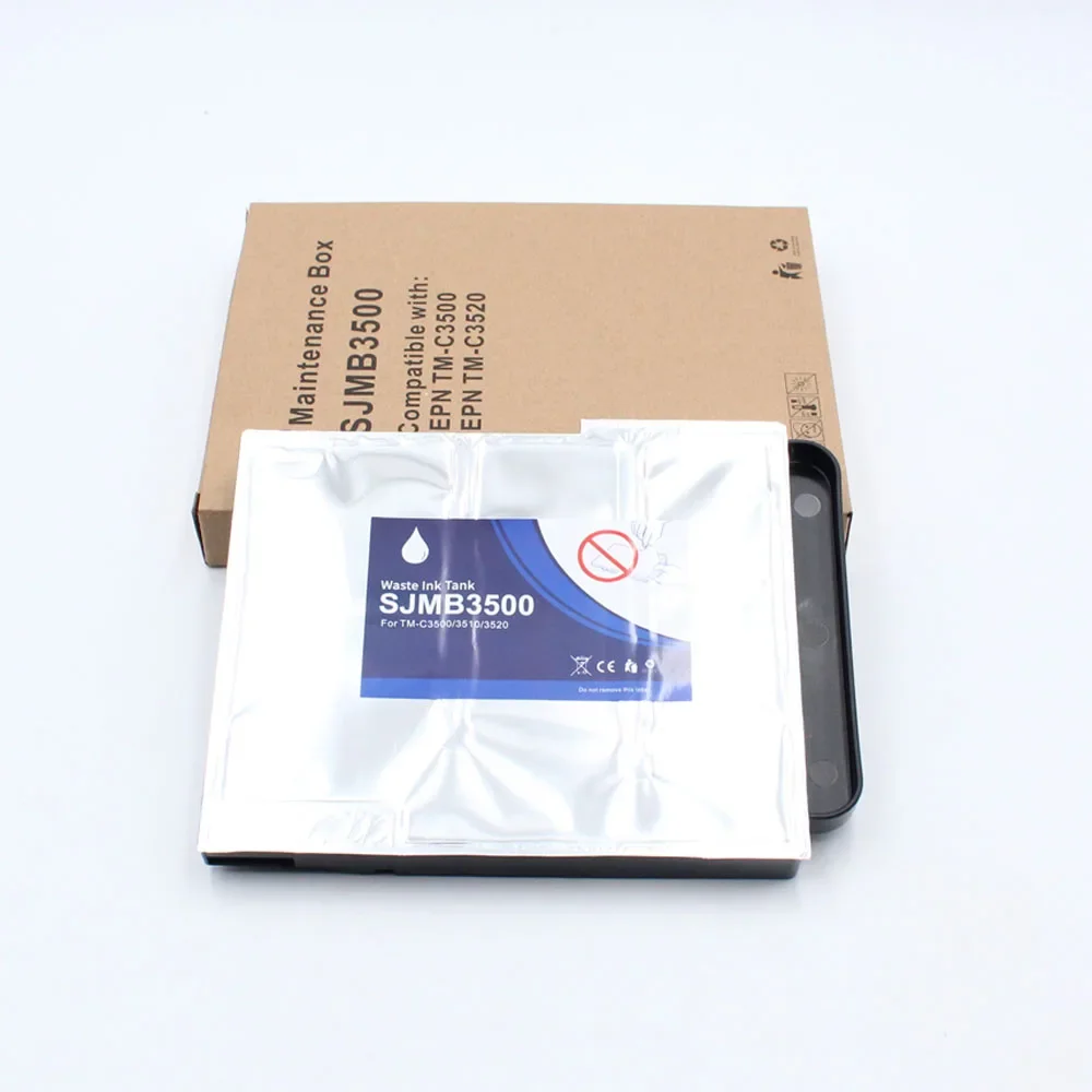 

Сменный ящик для обслуживания SJMB3500 для EPSON Colorworks C3500 TM-C3500 TM-C3510 TM-C3520, резервуар для отработанных чернил для принтера этикеток