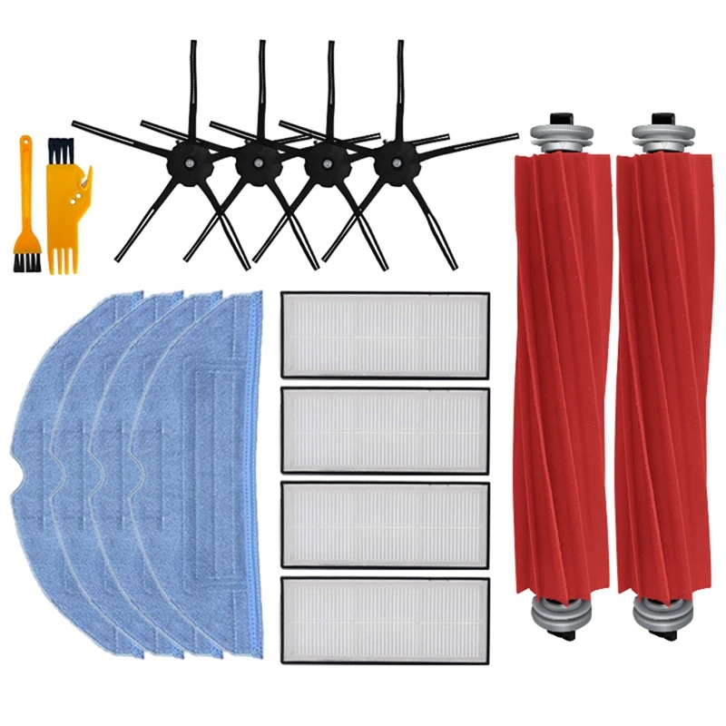 Для Roborock S7 S70 S7 Max T7S T7S Plus робот-пылесос запасные части основная щетка боковая щетка Hepa-фильтр