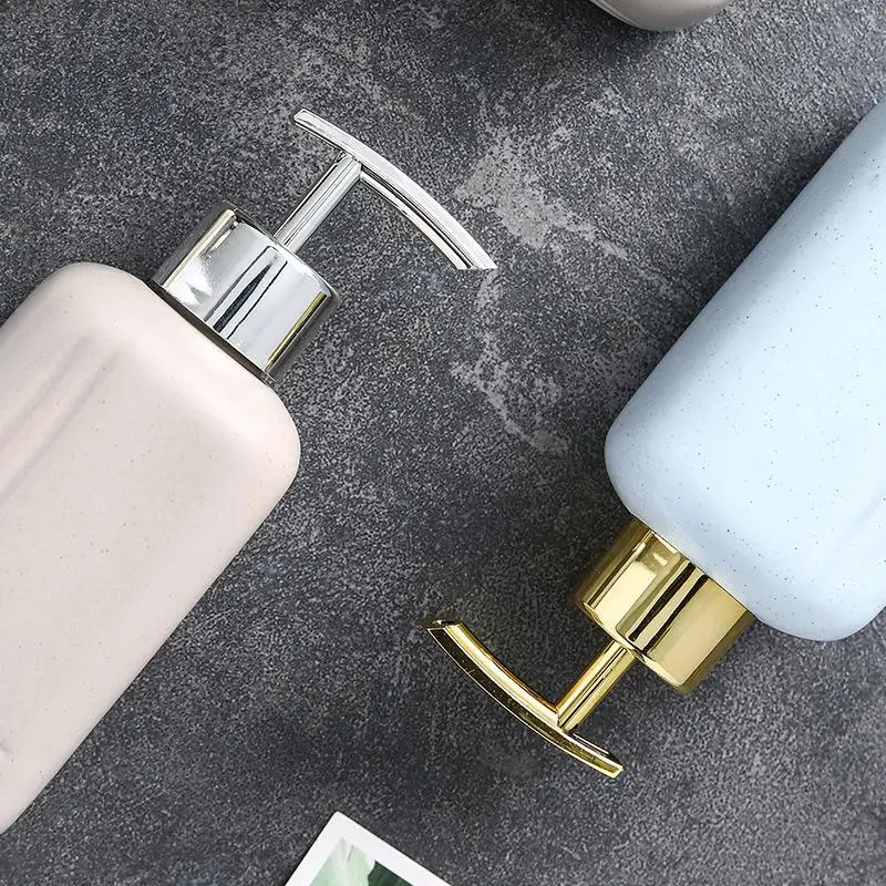 28-Zahn Gold-Silber Seifenspenderpumpe Handshampoo-Flaschenpumpe Badezimmer-Druckkopf Lotionspumpe Flüssigseifenzubehör – Detail 8