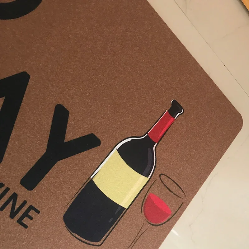Personalized Doormat Funny Doormat Entrance Floor Mat Funny Door Mat Go Away Come Back With Wine Designed Non-slip Doormat image 5