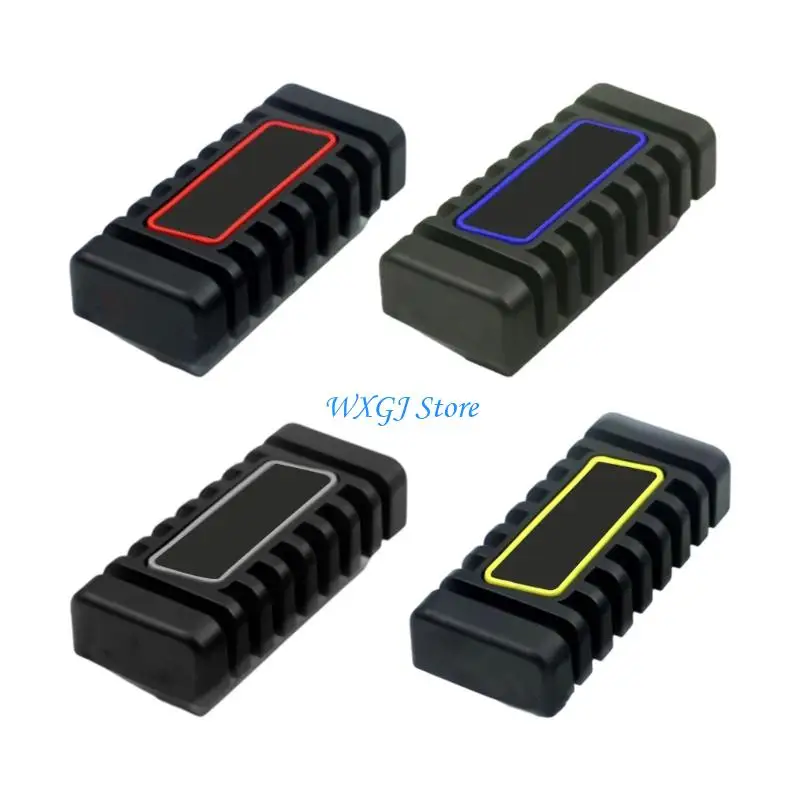 

37JE Non Slip Motorcycle Brake Pedal Cover Strong Rubber Designs Brake Pedals Grip Motorcycle Accessories Upgrades for BAJAJ
