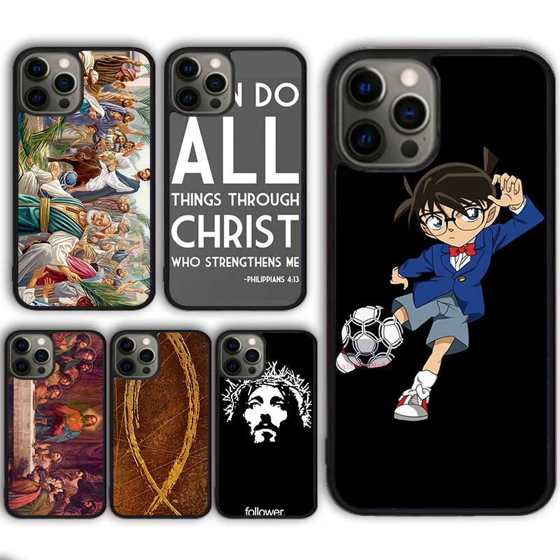 Christian Follower Phone Case Cover for iPhone 16 15 SE2020 13 14 11 12 Mini Pro Max Max 6 7 8 Plus  coque fundas Shell