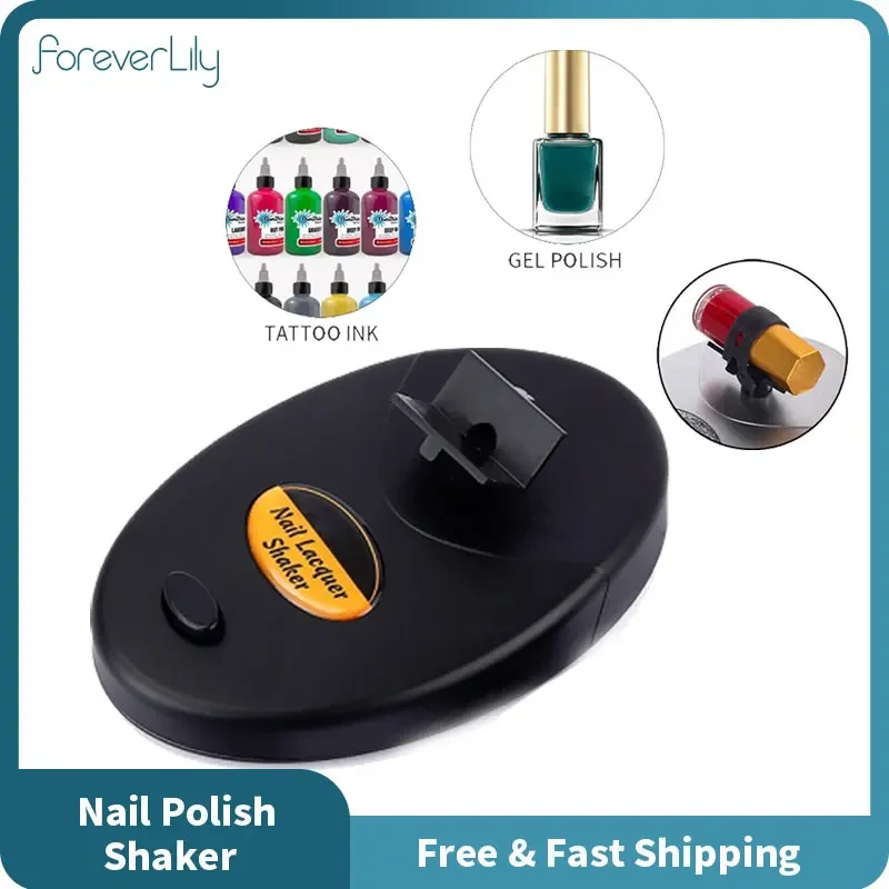 Nail Polish Shaker Gel Nail Polish Tattoo Ink Paint Shaker Liquid Bottle Anti Caking Blocking Shaking Machine Gel Polish Shaker