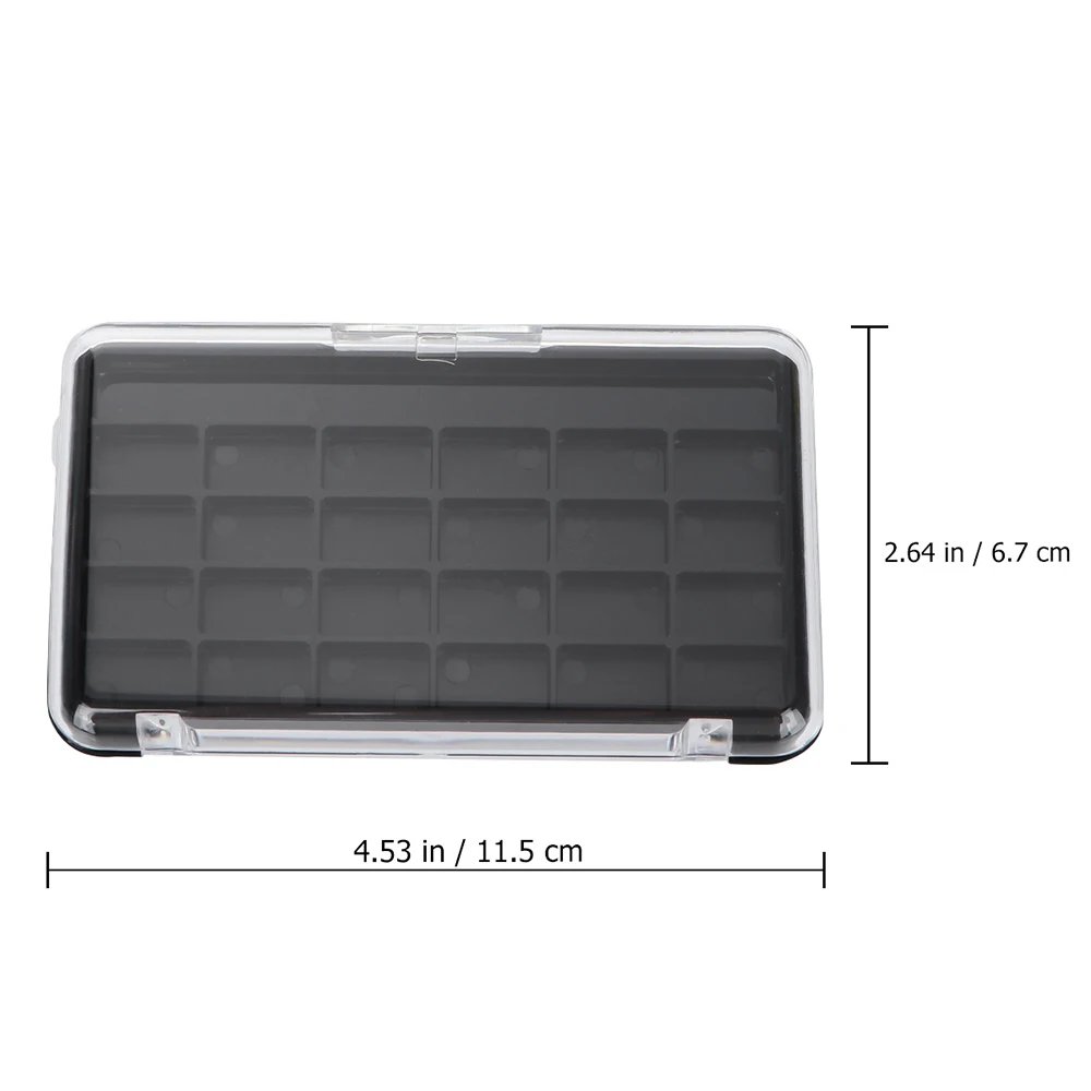 1 PC Balsamo per labbra Contenitore Porta polvere Tavolozza per trucco Tavolozza riutilizzabile Strumento per cosmetici Piatto per ombretto vuoto