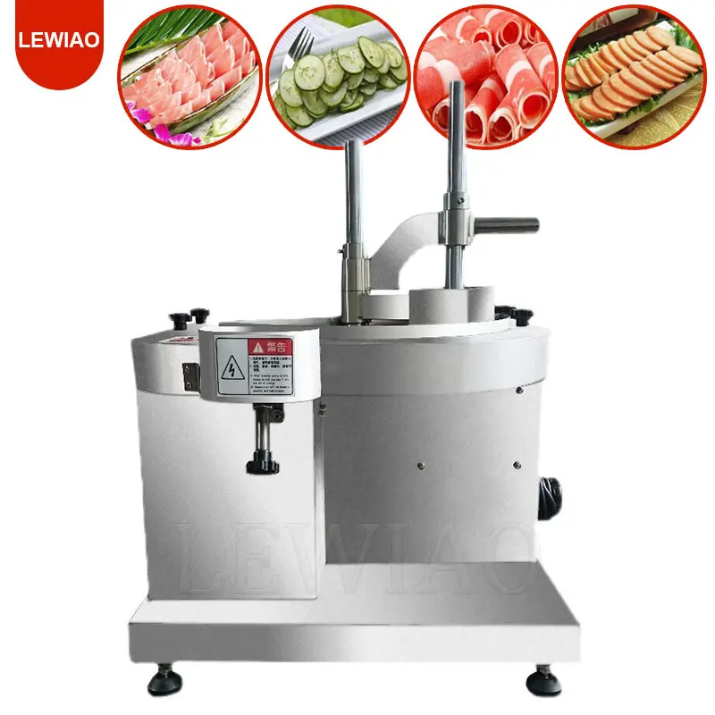 

Automatic Meat Lamb Slicer Beef Meatloaf Meat Cutting Machine Vegetable Mutton Rolls Slicing Cutter