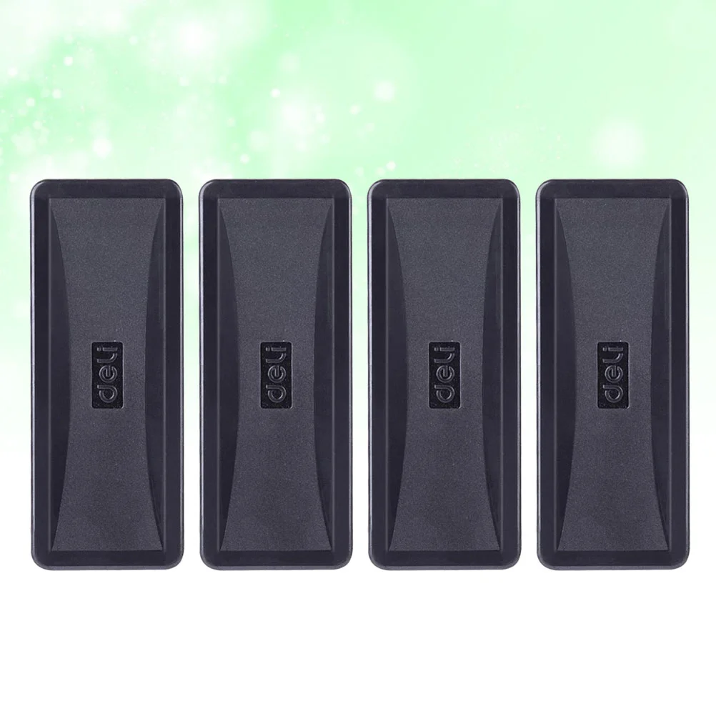 4pcs Magnetic Whiteboard Eraser for Whiteboard School Office Supplies (Black) whiteboard eraser magnetic